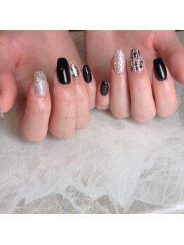 エステティックアンドネイル ローズ(ESTHETIC&NAIL Rose)/ワンカラー×アート