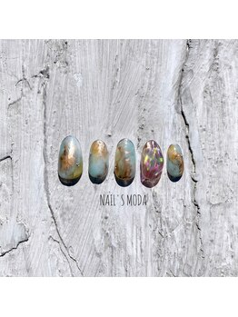 ネイルズ モダ(NAIL'S MODA)/4月新作1/スプリングターコイズ