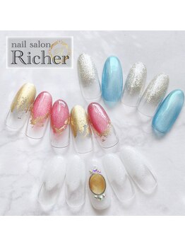 エスフィーネイルサロン リシェル(Esfy nailsalon Richer)/2024,8月 定額デザイン