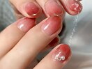 バレンタインネイル