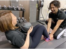 エムビーエルフィットネス 本陣亀島店(MBL.fitness)の雰囲気（ストレッチ・体幹トレーニングも充実しています◎）