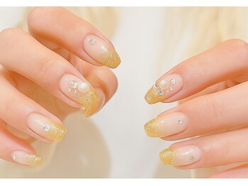 コエル(coel)/キラキラストーンネイル