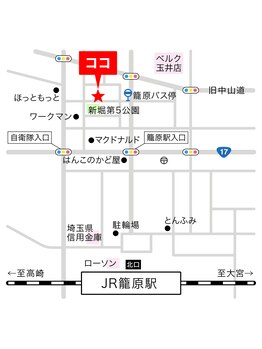 ムーン(moon)/お店の場所地図