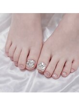 nail.S東花園店 ワンカラー/パラジェルネイル/マグネット/フィルイン/長さだし/フット/ワンホンネイルデザイン/フット