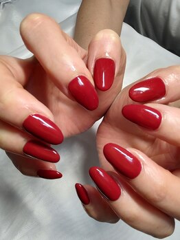 ネイル ココナ(nail CoCona)の写真/【ワンカラー￥5500】大人女性のための隠れ家ネイルサロン☆全施術パラジェル・フィルイン対応◎