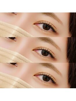 アールイー 船橋店(Re:)の写真/お顔の第一印象は目元で決まる♪経験豊富なプロが貴女に似合うデザインをご提案☆何でもご相談ください♪