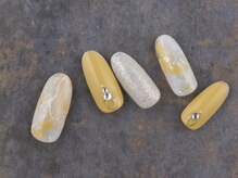 サンミーゴネイル 神戸店(Sunmego Nail)/イエロータイダイネイル