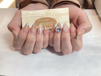 ネイルアンドアイ ミント(nail&eye mint)/ガラスフレンチ