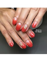 サクラズネイル 警固店(Sakura's nail)/『橙colorグラデ』