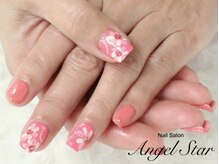 エンジェルスター(Angel Star)/大人上品定額Bコースお花ネイル