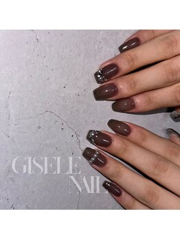 ジゼルネイル(Gisele Nail)/シアーブラック×パール