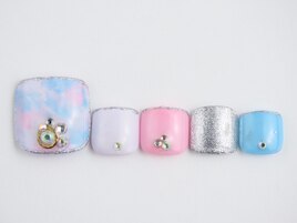 タイダイ フットネイル6930円