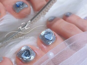 イル 神戸店/フラッシュ×ミラーネイル