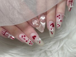 さくらんぼネイル 90min art