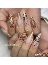 ハーティー(Hearty)/チェックネイル