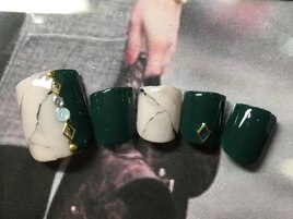 大理石フットネイル