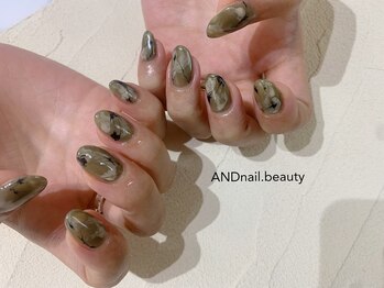 アンドネイル ビューティー(AND nail,beauty)/秋ネイル/ペイントネイル
