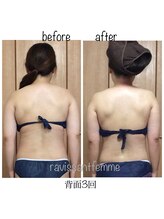 ラヴィソンファム(Ravissant femme)/ハイパーナイフ&シェイプ背面3回