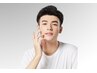 【松戸/八柱/五香】青ヒゲ卒業★メンズ顔脱毛＋首ライン/韓国式肌管理 ¥8,980