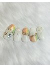 梅雨のレインボーアンブレラ