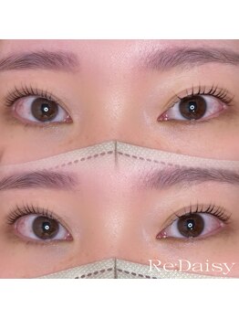 リデイジー(Re:Daisy)の写真/細さやカールの種類豊富◎お客様の雰囲気に合わせて、似合うまつ毛をご提案！【80本★3850円～】