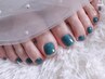 【foot】《新規オフ込》季節の色を足先にも*フットワンカラー*