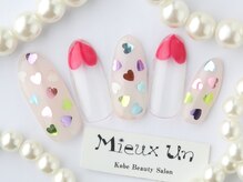 ミューアン(Mieux Un)/ハートキラキラネイル