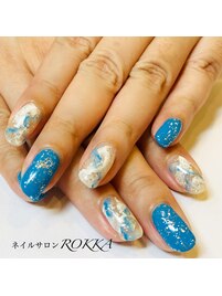 夏の夜空のデザインアート