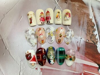 ネイル サロン ヴェレッド(Nail Salon VERED)/クリスマスアート 2024