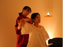 ３・オプションコース　ストレッチコース【マッサージ・オイル・もみほぐし・整体・ストレッチ・眼精疲労】