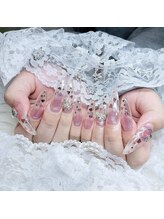 ベティネイル アイラッシュ(Betty Nail)/クリアハートネイル スカルプ