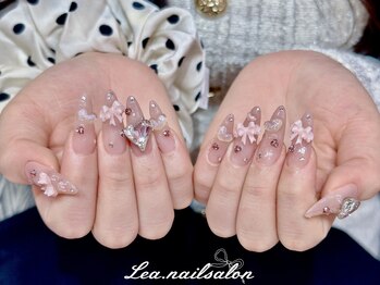 レアネイル 渋谷店(Le’a nail)/リボン付け放題