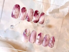 New いちじくネイル×ニュアンス