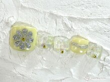 ネイルメゾン 池袋店(NAIL MAISON)/ラメフラワーホログラム¥9000