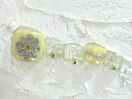 ラメフラワーホログラム¥9000