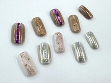 ネイルサロン クイール 小山店(NAIL SALON QUILL)/全面ミラーアート