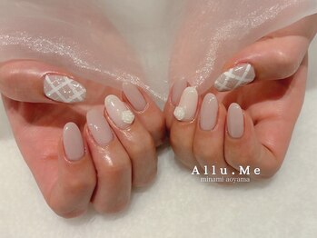 アリューミー 南青山店(Allu.Me)/チェックネイル(staff:mai)