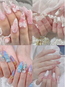 アミネイル 中野(Ami Nail)の写真/《リーズナブル&ハイクオリティ》500色以上のカラー・パーツの種類が豊富♪あなたの個性を生かした指先に★