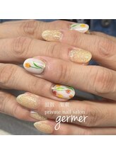 ジェルメ(germer)/水彩手描きチューリップ