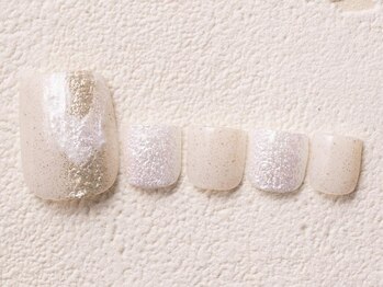 アイネイルズ 渋谷店(I nails)/ホワイトオーロラ