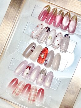 アンドミー(&me)の写真/毎月変わるデザイン×カラーチェンジOKでお洒落ネイルに♪自分の“こうしたい”を全て叶えてくれます★