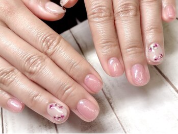 ドライフラワーネイル☆