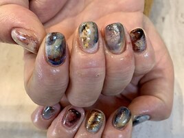 ニュアンスネイル/大理石ネイル
