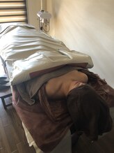 ラ ルミエール(La Lumiere)/施術はいつも岩盤浴をした状態で