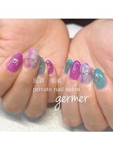 ジェルメ(germer)/初夏のいろどりネイル！