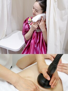 ファスール(Hwasoeur)の写真/【プライベートサロン】韓国直輸入黄土よもぎ蒸し×痩身マシン・リンパマッサージで本気の体質ケア◎