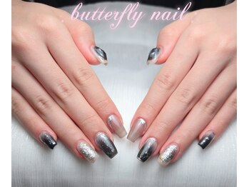 蝶々ネイル バタフライネイル(butterfly nail)/
