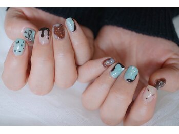 ネイル フライガール(nail FLY GIRL)/バレンタインネイル