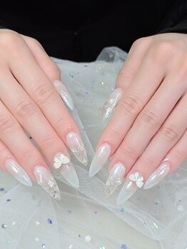 さわやかハートネイル♪