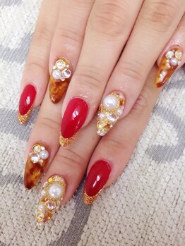 エムアイネイル(MI nail)/ジェルアートつけ放題￥8200